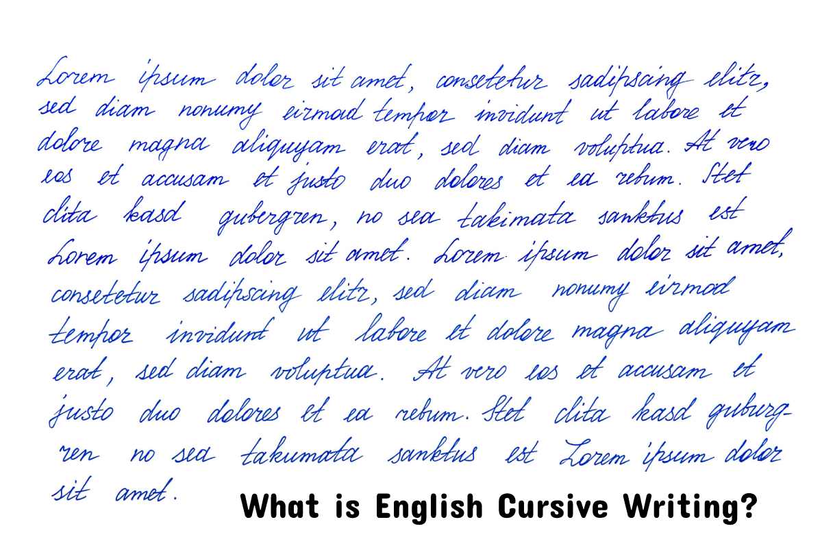 what-is-english-cursive-writing